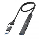 AG-SD21 4 in 2 USB Çoklayıcı Type-C USB 3.0