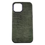 iPhone 12 Pro Uyumlu Kumaş Desenli Yeşil Kılıf