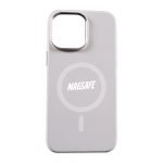 iPhone 14 Uyumlu Beyaz Deri MagSafe Kılıf - Görsel 2