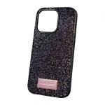iPhone 13 Pro Uyumlu Simli Siyah Kılıf