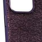 iPhone 13 Pro Max Uyumlu Simli Mor Kılıf - Görsel 5