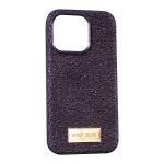 iPhone 14 Pro Max Uyumlu Simli Mor Kılıf